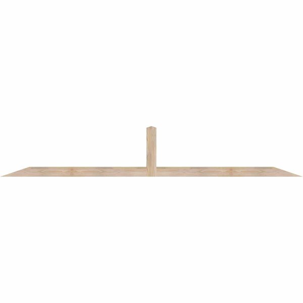 Ekena Millwork Portland Smooth Timber Gable Bracket, Douglas Fir, 108"W x 18"H x 1 1/2"D x 3 1/2"F, 4/12 Pitch GBW108X18X0204POR00SDF - main